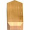 Ekena Millwork Bellingham Rough Sawn Timber Gable Bracket, Western Red Cedar, 36"W x 10"H x 4"D x 6"F, 7/12 Pitch GBW036X10X0406BEL00RWR - alternate 3